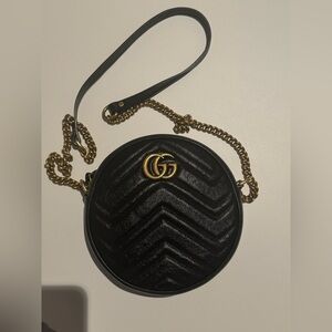 Gucci Black Marmont Circle Bag